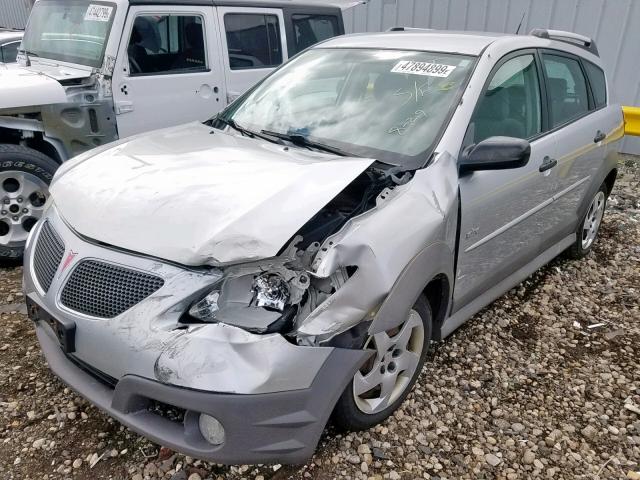 5Y2SL65827Z407082 - 2007 PONTIAC VIBE SILVER photo 2