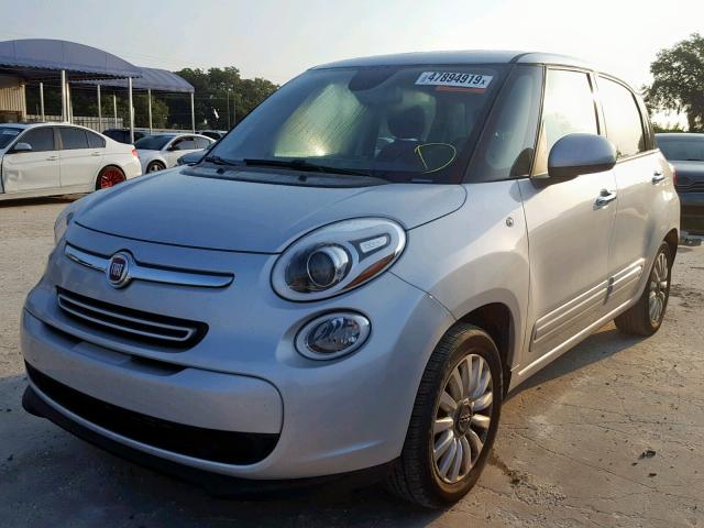 ZFBCFAAHXHZ040120 - 2017 FIAT 500L POP SILVER photo 2