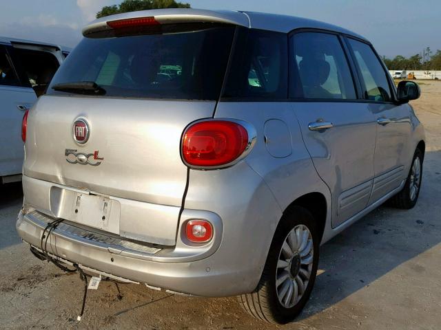 ZFBCFAAHXHZ040120 - 2017 FIAT 500L POP SILVER photo 4