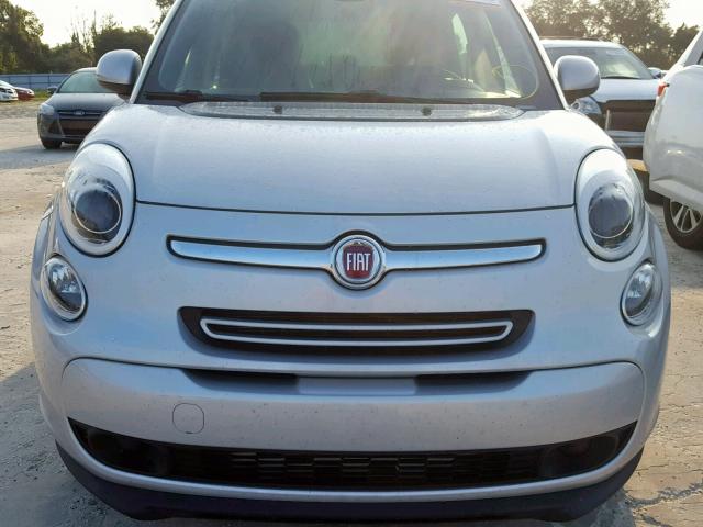 ZFBCFAAHXHZ040120 - 2017 FIAT 500L POP SILVER photo 9