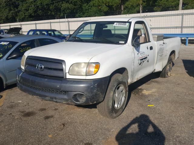 5TBJN32194S445216 - 2004 TOYOTA TUNDRA WHITE photo 2