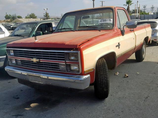 1GCFC24L3EJ163809 - 1984 CHEVROLET C20 RED photo 2