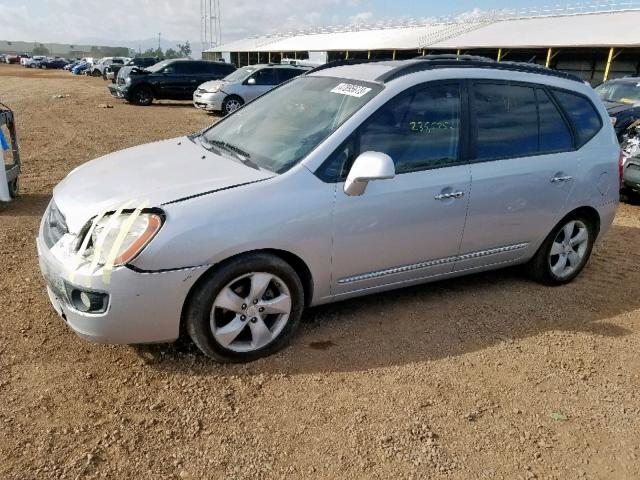 KNAFG526387129077 - 2008 KIA RONDO LX SILVER photo 9