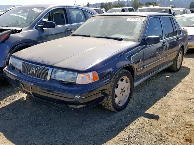 YV1KS9607V1110571 - 1997 VOLVO 960 BLUE photo 2