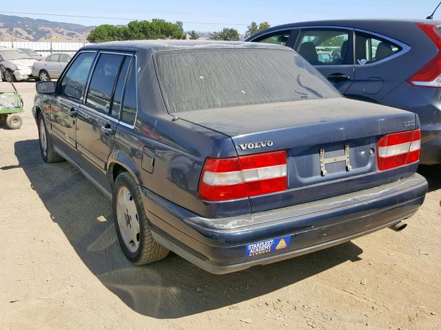 YV1KS9607V1110571 - 1997 VOLVO 960 BLUE photo 3