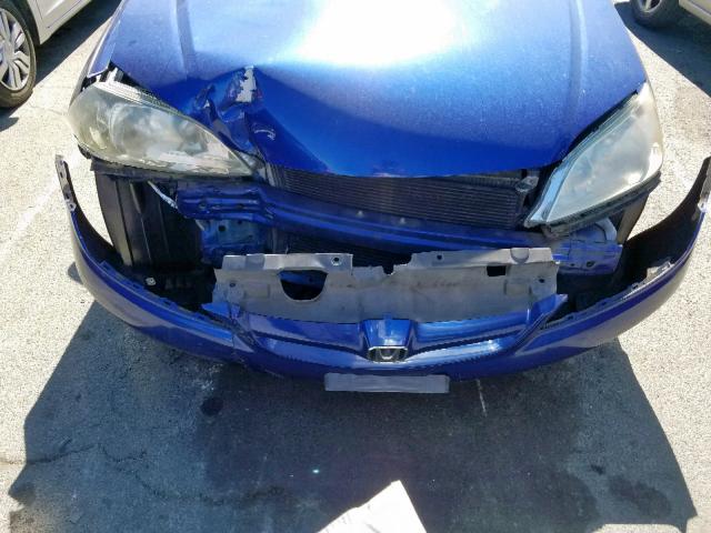 1HGES16365L026438 - 2005 HONDA CIVIC DX V BLUE photo 9