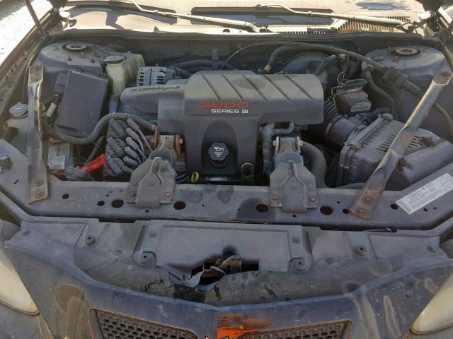 2G2WR524641101510 - 2004 PONTIAC GRAND PRIX BLACK photo 7