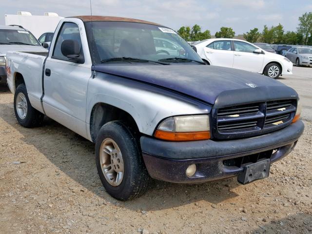 1B7FL26X3WS652027 - 1998 DODGE DAKOTA TWO TONE photo 1