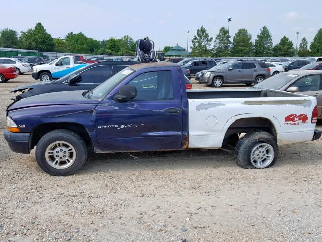 1B7FL26X3WS652027 - 1998 DODGE DAKOTA TWO TONE photo 9