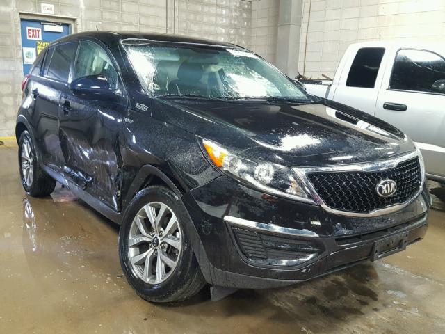 KNDPBCAC6G7836643 - 2016 KIA SPORTAGE L BLACK photo 1