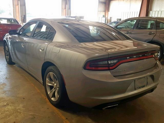 2C3CDXHG4GH332884 - 2016 DODGE CHARGER SX SILVER photo 3