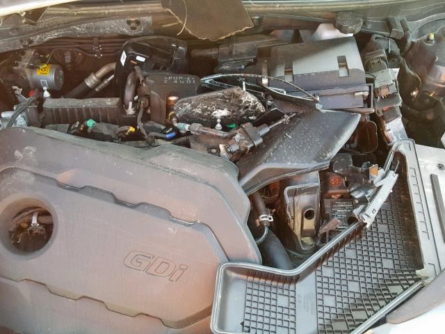 5NPE34AF7JH700075 - 2018 HYUNDAI SONATA SPO GRAY photo 7