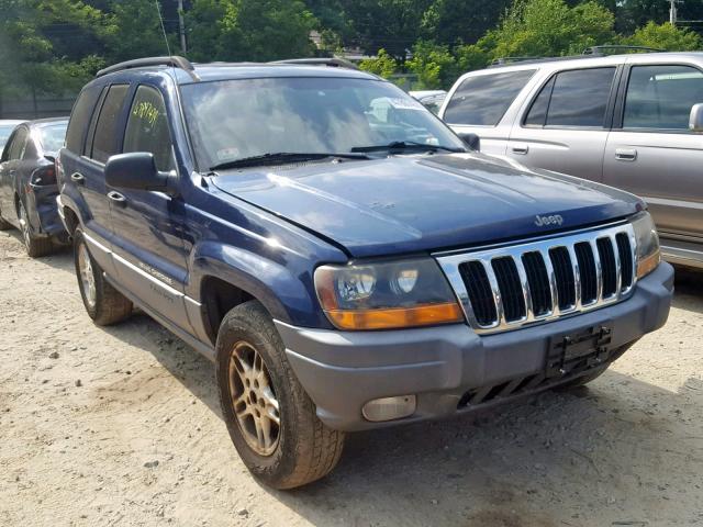 1J4GW48S12C312026 - 2002 JEEP GRAND CHER BLUE photo 1