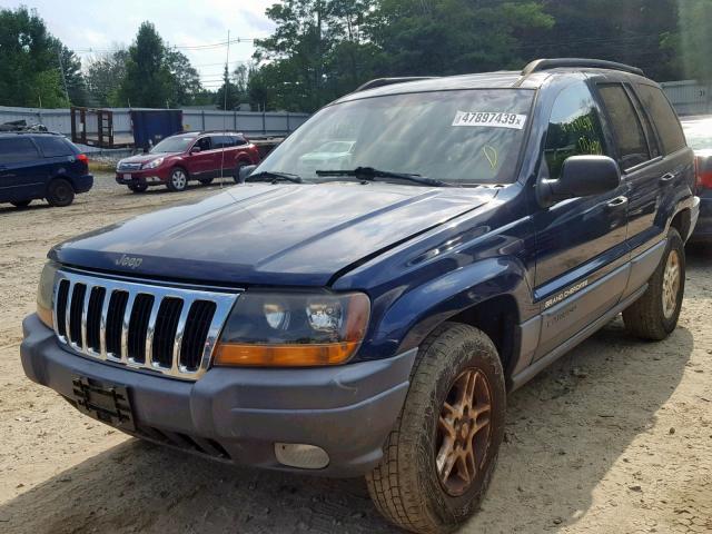 1J4GW48S12C312026 - 2002 JEEP GRAND CHER BLUE photo 2