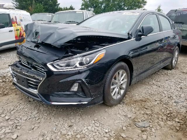 5NPE24AA2JH682818 - 2018 HYUNDAI SONATA ECO BLACK photo 2