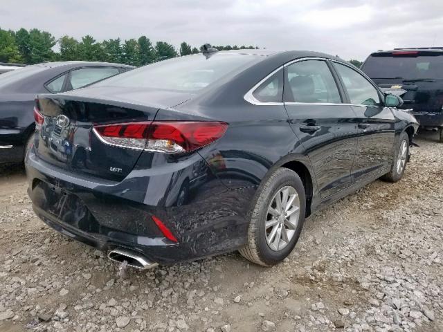 5NPE24AA2JH682818 - 2018 HYUNDAI SONATA ECO BLACK photo 4