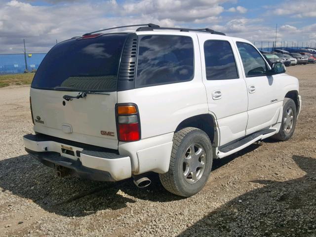 1GKEK63U34J238043 - 2004 GMC YUKON DENA WHITE photo 4