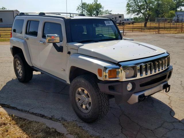 5GTEN13E088114610 - 2008 HUMMER H3 WHITE photo 1