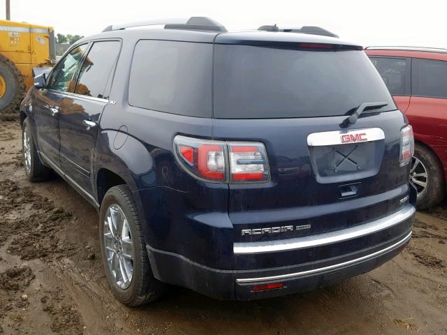 1GKKVSKD9HJ220950 - 2017 GMC ACADIA LIM BLUE photo 3