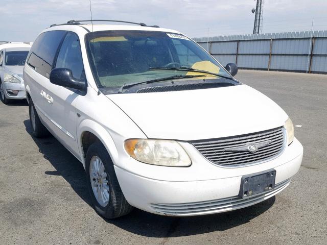 2C8GP74L22R707860 - 2002 CHRYSLER TOWN & COU WHITE photo 1