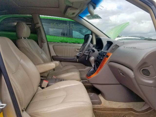 JT6HF10U1Y0161261 - 2000 LEXUS RX 300 GOLD photo 5