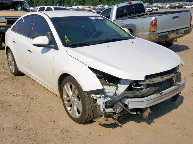 1G1PH5SC5C7214840 - 2012 CHEVROLET CRUZE LTZ WHITE photo 1