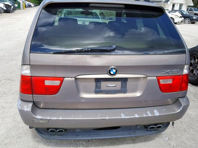 5UXFB535X6LV27591 - 2006 BMW X5 4.4I BEIGE photo 9