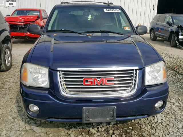 1GKDT13S372189242 - 2007 GMC ENVOY BLUE photo 9