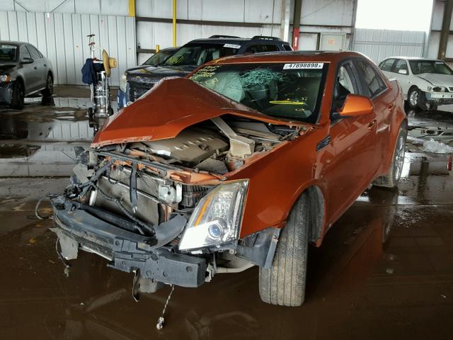 1G6DV57V880184281 - 2008 CADILLAC CTS HI FEA ORANGE photo 2