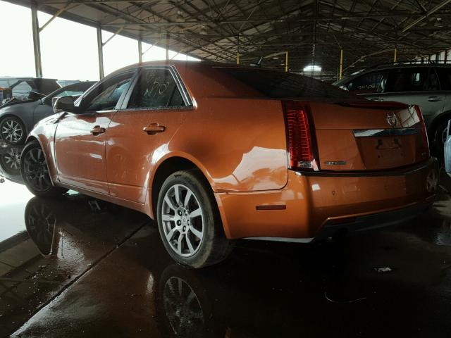 1G6DV57V880184281 - 2008 CADILLAC CTS HI FEA ORANGE photo 3