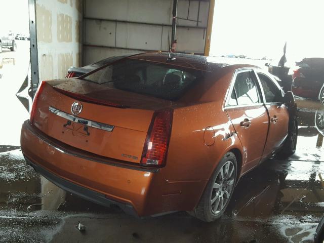 1G6DV57V880184281 - 2008 CADILLAC CTS HI FEA ORANGE photo 4