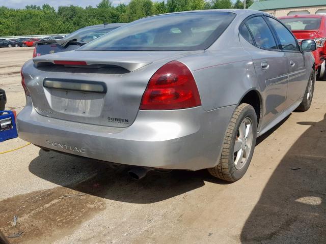2G2WP552X81123127 - 2008 PONTIAC GRAND PRIX SILVER photo 4