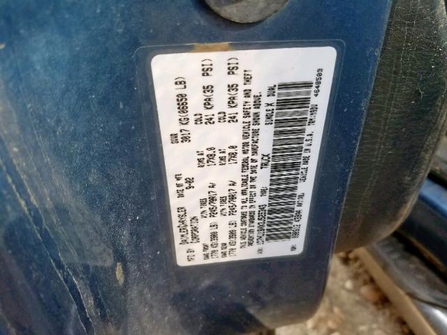 1D7HU18NX3J525343 - 2003 DODGE RAM 1500 S BLUE photo 10