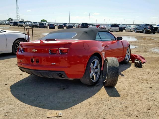 2G1FB3D30C9209204 - 2012 CHEVROLET CAMARO LT RED photo 4