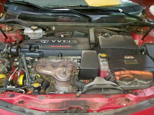 4T1BB46K98U058420 - 2008 TOYOTA CAMRY HYBR RED photo 7