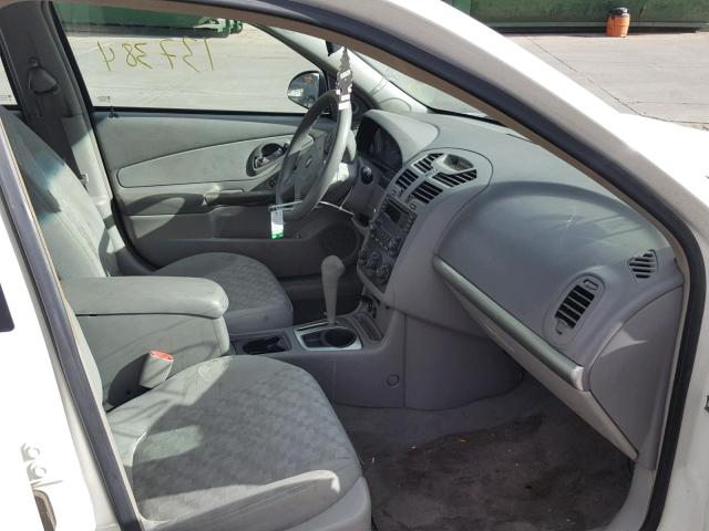 1G1ZT54865F194686 - 2005 CHEVROLET MALIBU LS 白色 照片 5