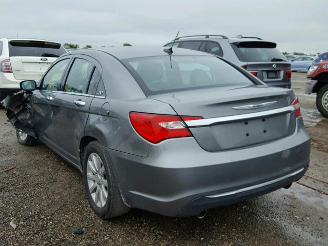 1C3CCBCG8DN575484 - 2013 CHRYSLER 200 LIMITE GRAY photo 3