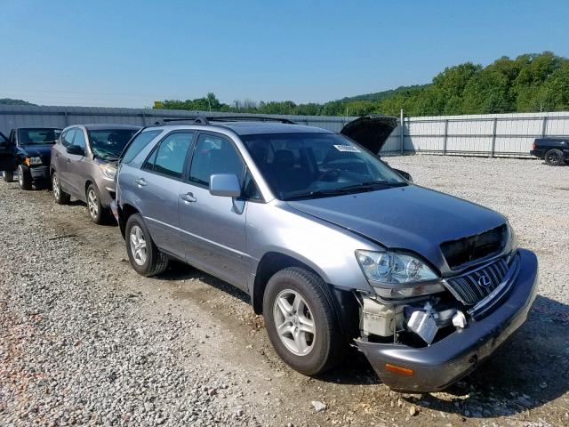 JTJHF10U920291088 - 2002 LEXUS RX 300 BLUE photo 1