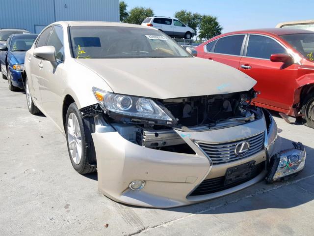 JTHBW1GGXF2089216 - 2015 LEXUS ES 300H GOLD photo 1