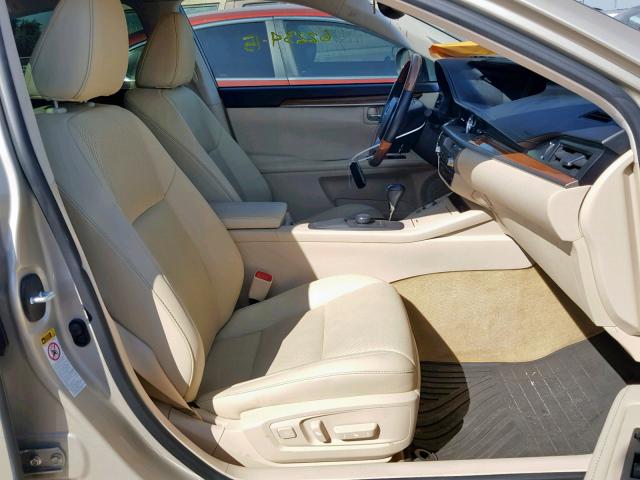 JTHBW1GGXF2089216 - 2015 LEXUS ES 300H GOLD photo 5