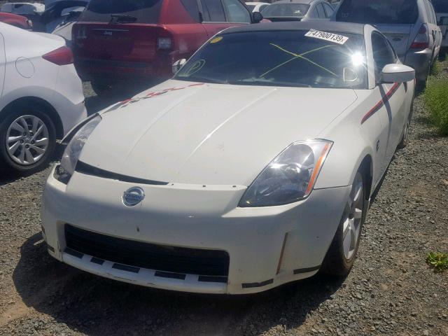 JN1AZ34E94T063199 - 2004 NISSAN 350Z COUPE WHITE photo 2