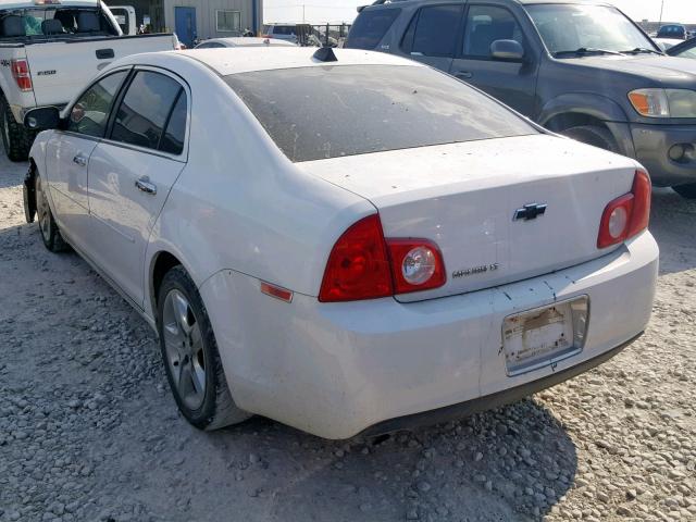1G1ZC5EU4CF362317 - 2012 CHEVROLET MALIBU 1LT WHITE photo 3