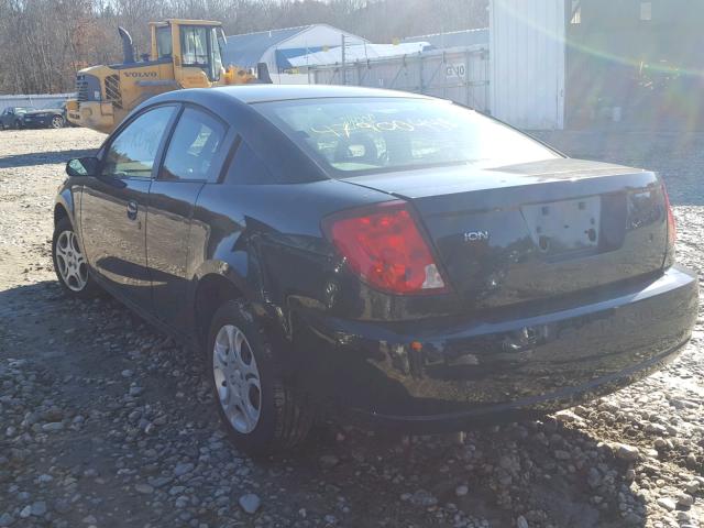 1G8AN12F95Z119434 - 2005 SATURN ION LEVEL BLACK photo 3