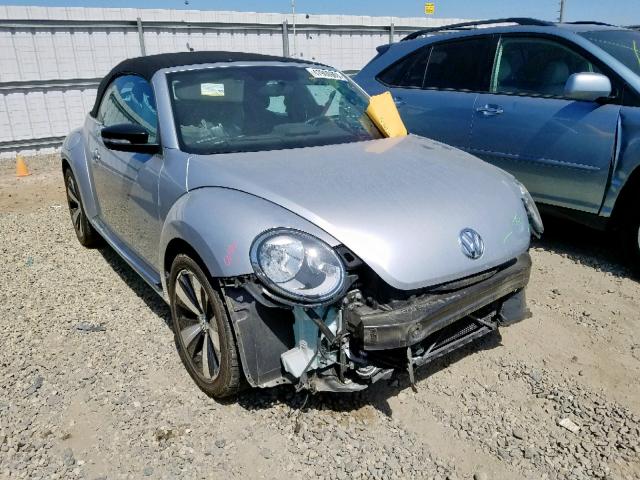 3VW7A7AT4DM813712 - 2013 VOLKSWAGEN BEETLE TUR SILVER photo 1