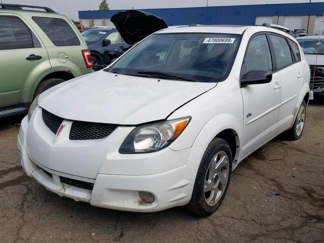 5Y2SM62803Z408694 - 2003 PONTIAC VIBE WHITE photo 2