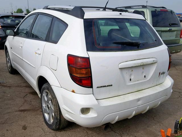 5Y2SM62803Z408694 - 2003 PONTIAC VIBE WHITE photo 3