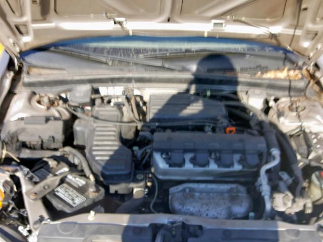 1HGES26721L051727 - 2001 HONDA CIVIC EX SILVER photo 7