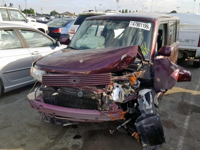 JTLKT334554009698 - 2005 TOYOTA SCION XB 勃艮第红 照片 2