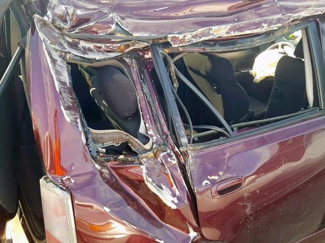 JTLKT334554009698 - 2005 TOYOTA SCION XB 勃艮第红 照片 9