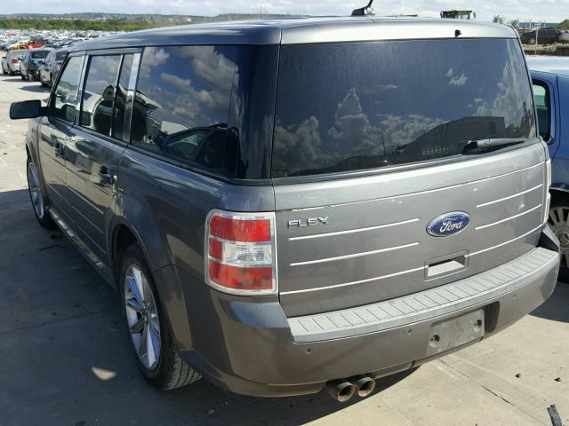 2FMDK51C89BA06198 - 2009 FORD FLEX SE GRAY photo 3